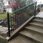 00857 Outdoor Modern Railings Richmond Hill-SmithMetalWorks.ca