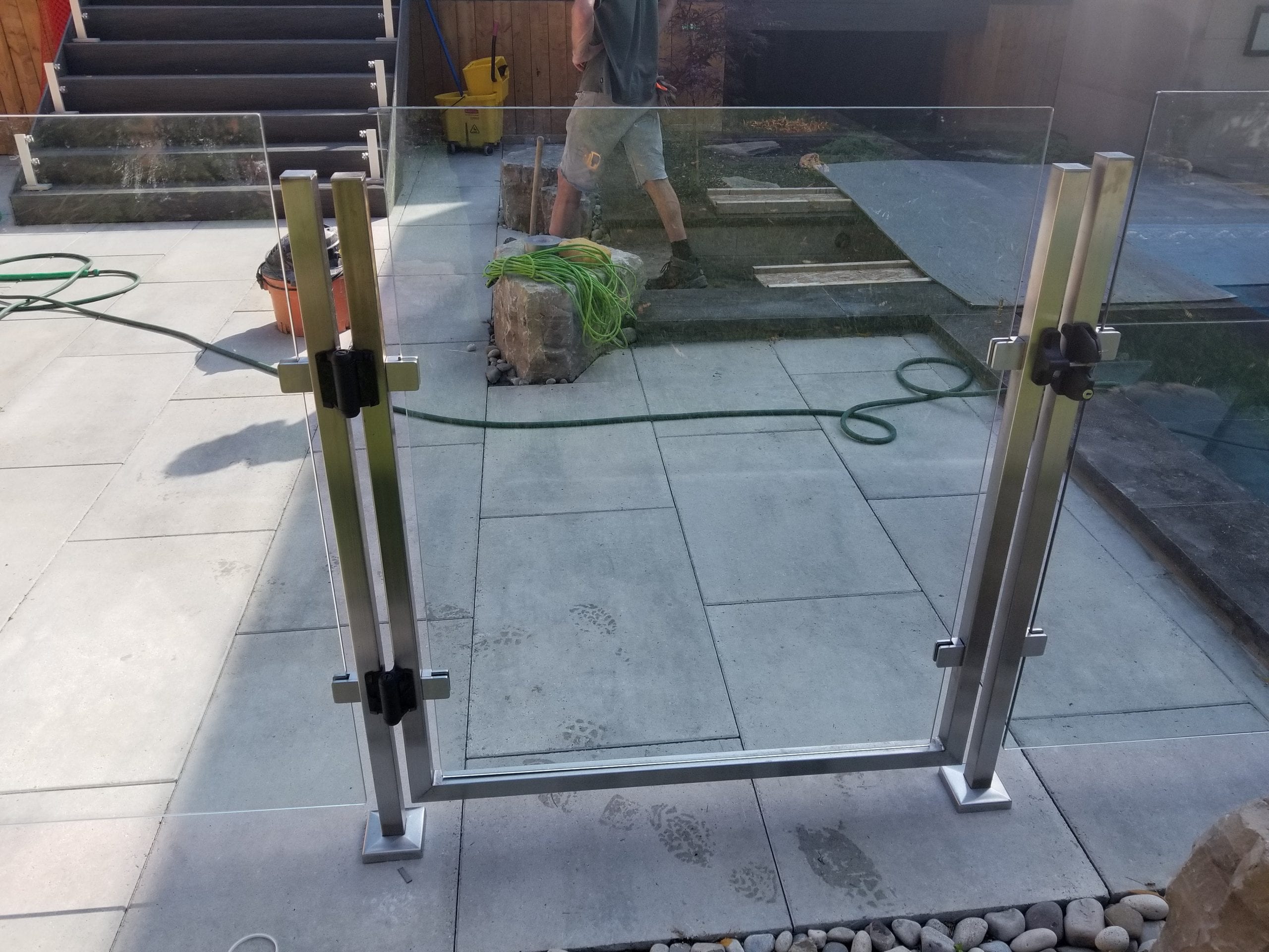 01253 Outdoor Stainless Steel Railings stairs-SmithMetalWorks.ca
